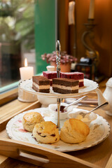 afternoon tea in the cafe