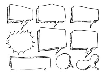 Hand drawn weather collection. Flat style vector illustration on gray background.