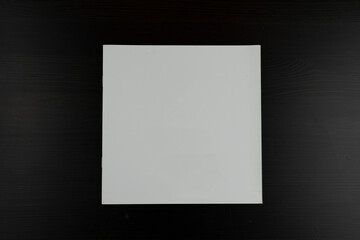 White blank square for mockup