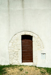 Fototapeta na wymiar details of the old Mediterranean town, Adriatic coast, summer