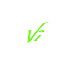 Vi handwritten logo for identity