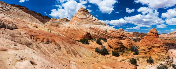 Schilderijen op glas Coyote Buttes sandstone formations in Utah © Fyle
