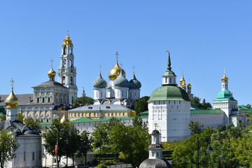 View of the Trinity Sergius Lavra Sergiev Posad
