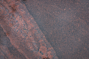 exclusive rare colour of sawed granite slab. wonderful polished red brown stone. Material can be used for decoration, wall and door surfaces. Natural stone marble granite background texture