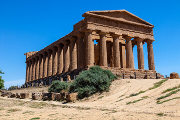 Fototapeta premium Valley of the Temples; Sicilian: Vaddi di li Tempri) is an archaeological site in Agrigento 
