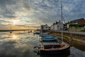 Dawn over Wells-next-the-sea, Norfolk coast, 7th June 2021