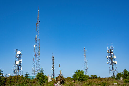 Red Gap hill in the Dublin mountains. The hill is home to low-power fill in transmitters of Nova 100 and 4FM.