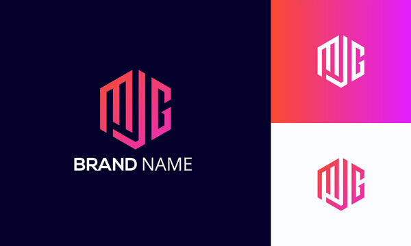 MJG letter logo and icon designs, jmg logo, gjm logo, creative logo design template 