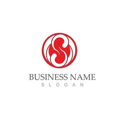 Business corporate S letter logo