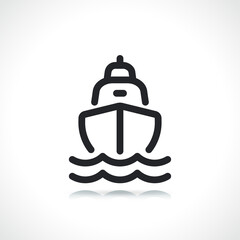 boat or cruise line icon