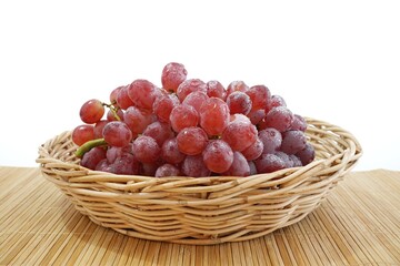 Photo of red grapes without seeds