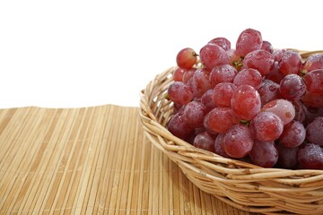 Photo of red grapes without seeds