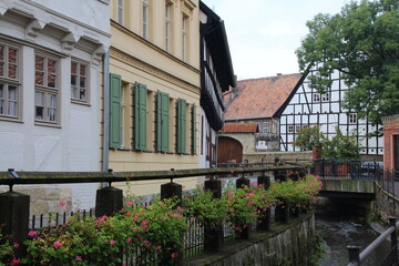 Quedlinburg, Alemania. Por sus calles empedradas y disfrutando de sus casas entramadas.