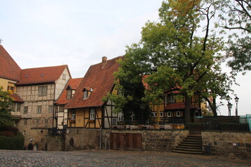 Quedlinburg, Alemania. Por sus calles empedradas y disfrutando de sus casas entramadas.
