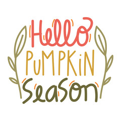 hello pumpkin season © Stockgiu