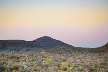 Fototapeta premium Sunrise in the Hantam Karoo