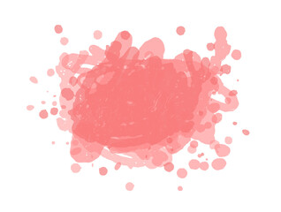 Grunge paint stains. Ink splash vector. Paint freehand strokes. Abstract grunge splatter. Watercolor effect vector stain. Grunge splatter. Pastel color ink drops.