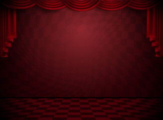 Wonderland room vector background