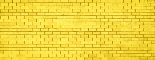 yellow brick wall texture background.