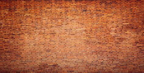 Red brick wall seamless background - texture pattern for continuous replicate.