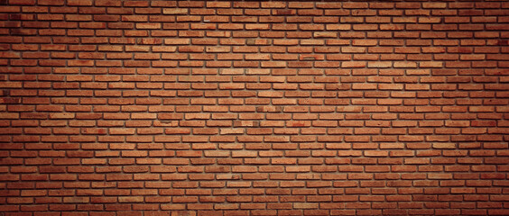 Red brick wall seamless background - texture pattern for continuous replicate.