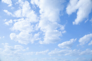 blue sky with clouds