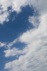 blue sky with clouds