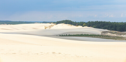 sand dunes in park