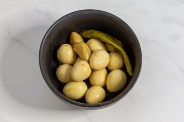 Jangjorim, beef braised in soy sauce with quail eggs