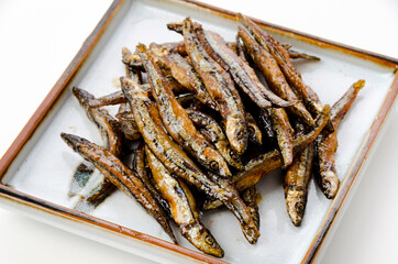 きびなごの甘辛揚げ