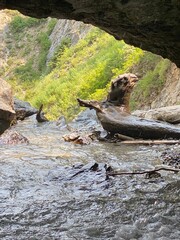 Donut hole waterfall