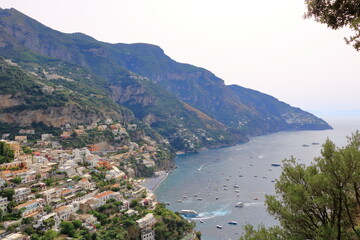 Positano, italy. Amalfi Coast and seascape