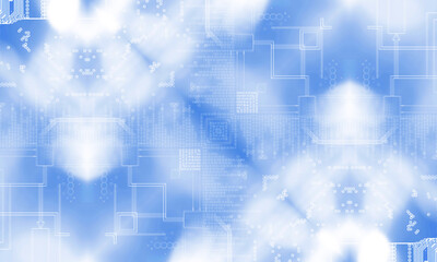 Obraz premium Technology concept, abstract illustration background 