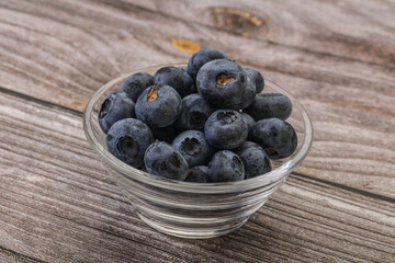 Ripe sweet tasty blueberries heap