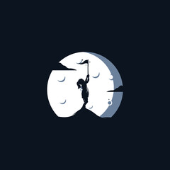 Kid Dream Logo design vector