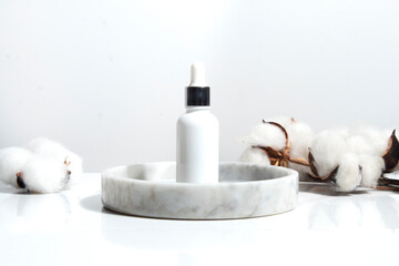 beauty fashion cosmetic makeup bottle lotion cream product with skincare healthcare concept on background