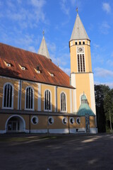 Obraz premium Schwandorf in der Oberpfalz Wallfahrtskirche Kloster auf dem Kreuzberg