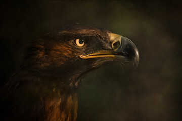 Golden Eagle Head shot