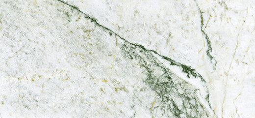 statuario marble with green-yellow curly veins across the white surface, Carrara white tiles...