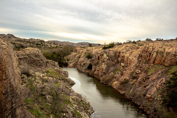river and rocks