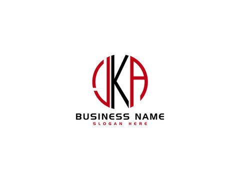 Initial Letter JKA Logo Icon vector For Company