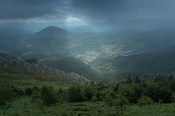 Aramaio valley in Basque Country, Spain