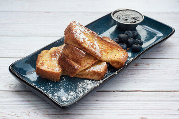 French toasts closeup