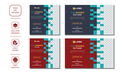 Modern Facebook, Instagram Banners 