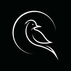 Bird logo vector, icon, symbol illustration