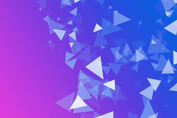 Obraz premium Abstract Geometric Background Wallpaper Blue/Pink