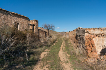 Fototapeta premium dirt road in the mountain