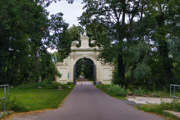 Fototapeta na wymiar Kees'scher Park in Leipzig Markkleeberg