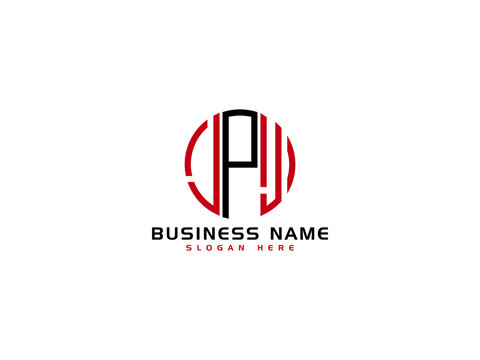 Letter LPJ Logo Iocn Vector Image For Business