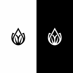 lotus flower logo creative